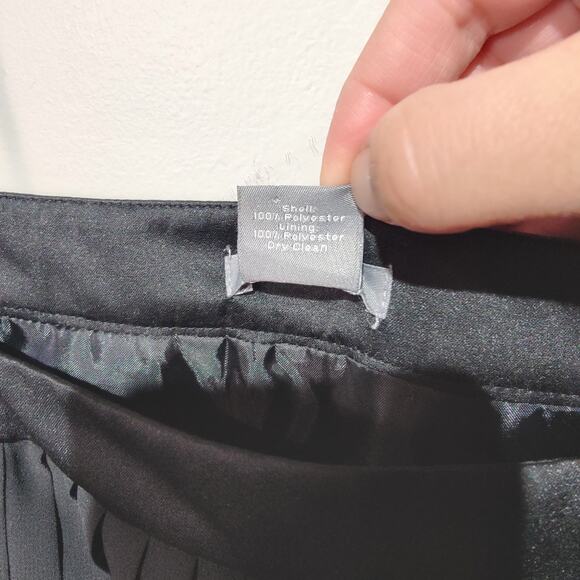 Vintage Y2K 90s Ann Taylor Sz 10 Black Sheer Babydoll Dress Spagetti Strap - Picture 4 of 7